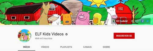 tela do canal no youtube